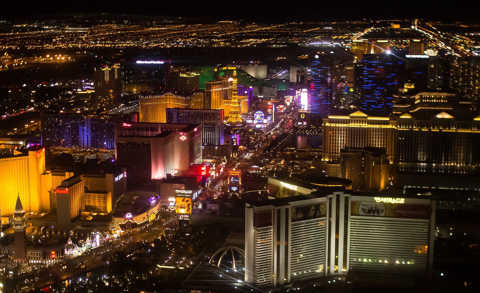 Las Vegas Strip at night